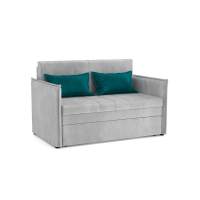 Диван-кровать Дэнди М2 велюр тенерифе грей/изумруд