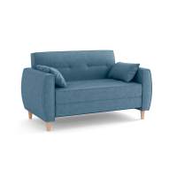 Диван-кровать Хэппи М велюр велутто серо-голубой