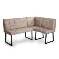 Модульный угловой диван Реал Латте/Черный муар