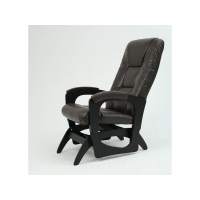 Кресло-маятник Леон Черный / Венге