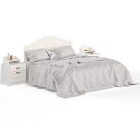 Спальня Ливерпуль вар.3 Белый/Ясень ваниль