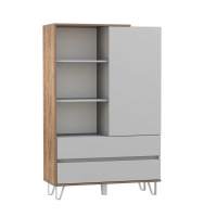 Шкаф комбинированный 58.10 Гавана Кейптаун / Серый