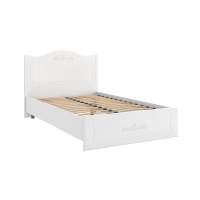 Кровать 1200 Италия ИТ-7 белое дерево Кровать 1200 Италия ИТ-7 белое дерево