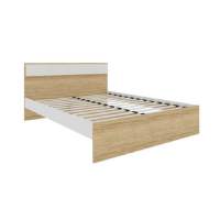 NEXT 73 Кровать двуспальная 1600 Белый / Дуб Сонома NEXT 73 Кровать двуспальная 1600 Белый / Дуб Сонома