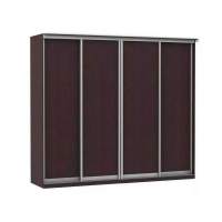 Шкаф купе Модерн 2362х600 4-х дверный 4-х секционный глухой венге