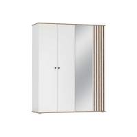 Шкаф для одежды 51.15 Либерти опора 4-х дв. h=20мм Белый / Дуб Каньон