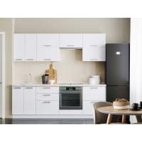 Кухня Борги комплект 5 Белый / Белый