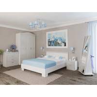 Спальня ГЕРТРУДА белая лиственница/ясень жемчужный