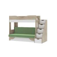 Латте 77-01 кровать-диван Дуб сонома / Аляска / Велюр Зеленый Латте 77-01 кровать-диван Дуб сонома / Аляска / Велюр Зеленый