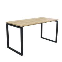 Стол компьютерный Янтарь 55.08-1 Дуб сонома/Металл черный