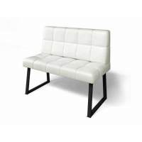 Реал кухонный диван МД 1100 Милк/Черный муар