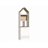 Эйп шкаф комбинированный 13.14 Белый/Дуб белый