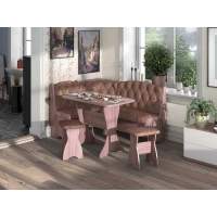 Кухонный набор Орхидея Люкс ясень темный/коньяк