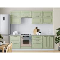 Кухня Вокс комплект 7 Белый / Фисташка