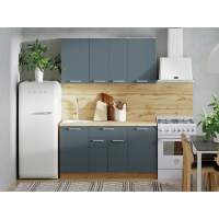 Кухня Борги комплект 1 Дуб Крафт золотой / Маренго