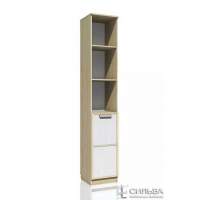 Шкаф НМ 013.03-01 «Фанк» Дуб сонома/белый скандинавский