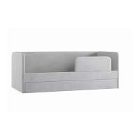 Кровать Молли модель 302 Велюр Ультра Смог