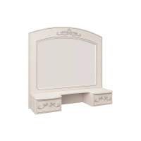 Полка с зеркалом Каролина вудлайн/сандал