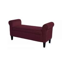 Пуф Морган Бордовый