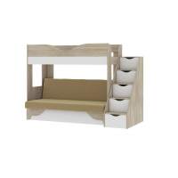 Латте 77-01 кровать-диван Дуб сонома / Аляска / Велюр Бежевый Латте 77-01 кровать-диван Дуб сонома / Аляска / Велюр Бежевый