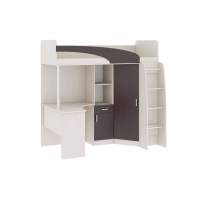 Карамель 77-01 кровать-чердак со столом Ясень анкор Светлый / Бодега темный Карамель 77-01 кровать-чердак со столом Ясень анкор Светлый / Бодега темный