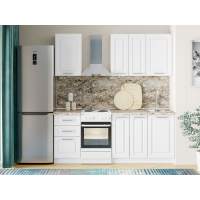 Кухня Вокс комплект 1 Белый / Меренга