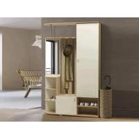 Прихожая Кармен 7 Дуб Сонома/Белый