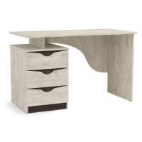 33.23 Лючия стол письменный бетон пайн белый/венге 33.23 Лючия стол письменный бетон пайн белый/венге