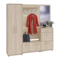 Прихожая ТП-3+ТП-2+ПЗ-3+ВШ-3+ШО-1 Дуб Сонома