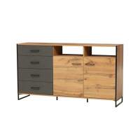 Доната комод 46.04 Дуб Вотан/Диамант серый