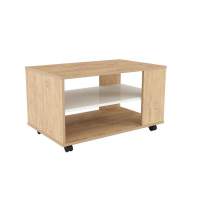 НМ 011.42 Стол журнальный Capri Дуб Бунратти/белый