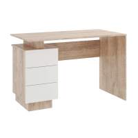 Матеуш 7 стол компьютерный дуб Баррик/белый