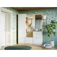 Прихожая Оливия-1 Дуб Сонома/белое дерево