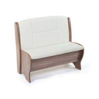 Скамья Лотос 950 ясень темный/милк