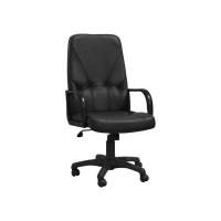 Кресло Бибионе 1П черный/к/з черный