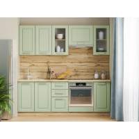 Кухня Вокс комплект 5 Дуб Крафт золотой / Фисташка
