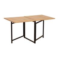 Стол журнальный 42.43 Кальяри Дуб Вотан/металл черный