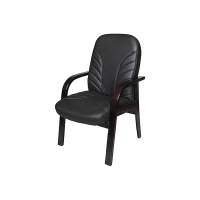 Кресло Мефисто орех темный/ к/з черный