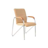Стул Самба хром/ к/з бежевый