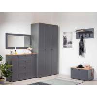 Прихожая Остин 2 Серый графит/Дуб Вотан