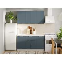 Кухня Борги комплект 1 Белый / Маренго