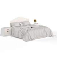 Спальня Ливерпуль вар.4 Белый/Ясень ваниль