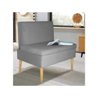 Диван ОАЗИС-1 ДУ узкий серый №25