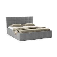 Кровать Диана 1400 высота 1010 жаккард тесла серый Кровать Диана 1400 высота 1010 жаккард тесла серый