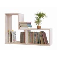 Стеллаж ПК-9 (модульный элемент) Беленый дуб