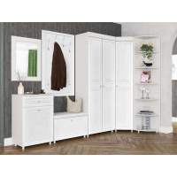 Прихожая Монако-6 белое дерево