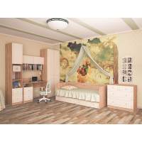 Детская Богуслава 1 дуб Баррик/крем