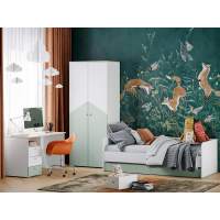 Детская Банни-2 белый/дуб сонома/макарун