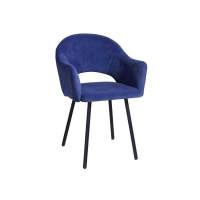 Стул Виктория велюр синий