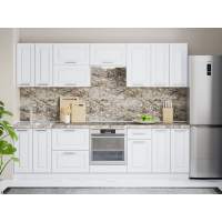 Кухня Вокс комплект 2 Белый / Меренга